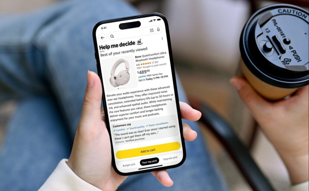 Amazon Rolls Out “Help Me Decide” AI Tool That Tells You Why You Should Buy a Product
