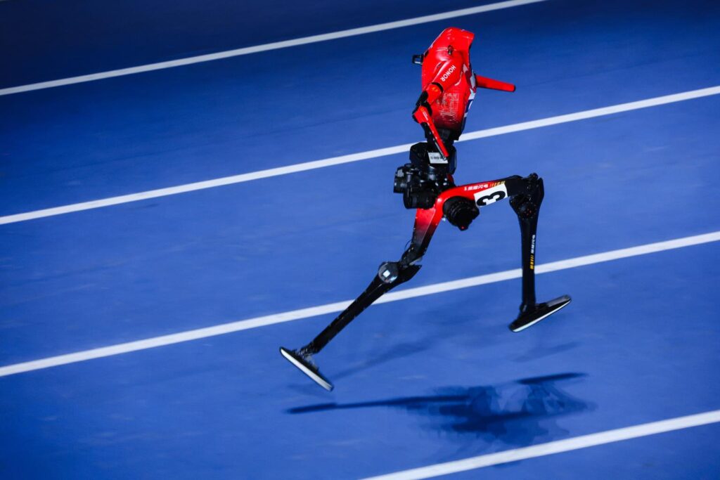 Robot Tops Bolt’s Sprint Mark During Beijing Test Run