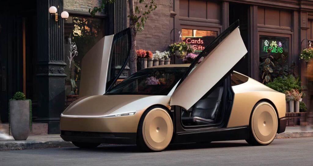 That Blinding Gold Tesla Cybercab Signals the Company’s Next Push Into San Francisco